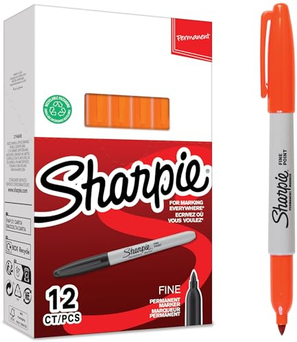 Sharpie Pennarelli Indelebili, Punta Fine, Scatola da 12, Lime