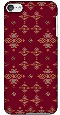 Amzer Hartschalenhülle für iPod Touch 6. Generation, handgefertigt, zum Aufstecken, mit Displayreinigungsset, Rot - Burnt Red