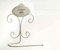 Porta telo asciugamani salviette bagno in metallo da parete 22 * 7 * 25 cm shabby chic RTE-706981