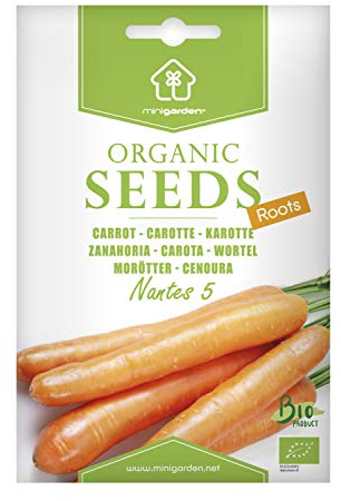 Carota Nantese, Semi Biologici Certificati Minigarden, include tra 3500 e 3000 semi