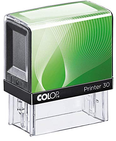Stempel Colop Printer 30, Weiß, Blau
