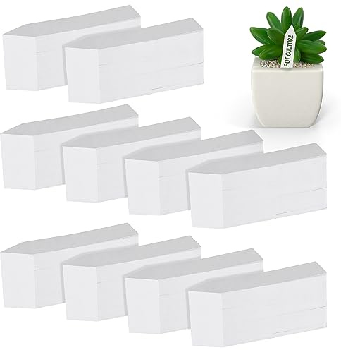 YaeCCC 1000 Pcs 4 Inches Plant Labels Plastic Plant Tags Nursery Garden Labels Pot Marker Garden Stake Tags for Fruit Trees, Flowers, Shrubs, etc