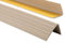 ProfiPVC Perfil de PVC autoadhesivo de borde para escaleras 50mm x 40mm en Forma de L, Tiras antideslizantes para peldaños, Esquina para cantos - Cantonera Protector, 80cm, Beige