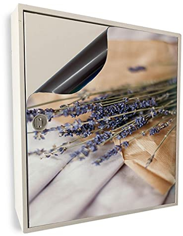 Stromkasten Magnet Bild Deko Stromverteiler Sicherungskasten Hager Motiv Lavendel, Stromkasten Höhe:30 cm, Stromkasten Breite:30 cm