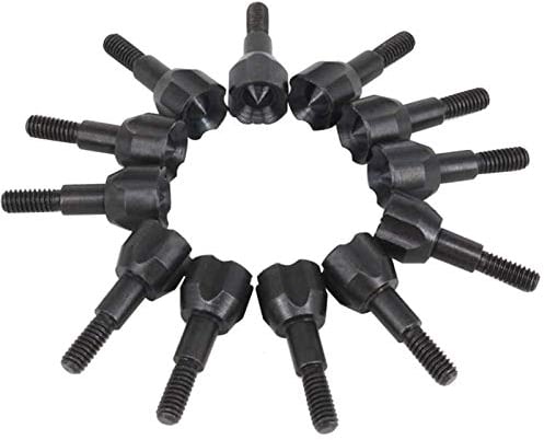 ELONG OUTDOOR 6/12 Stück Bogenschießen Pfeilspitzen Hammer Broadheads 100 Grains Jagdspitzen Kleines Tierspiel Pfeilpunkte Jagdpfeilspitzen