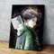 AQYYDD DIY Diamond Painting Set DIY Diamant Malerei Vollbohrer Stickerei Malerei Crystal Strass Stickerei für Haus Leinwand Poster Angriff auf Titan Levi Ackerman 30x40cm