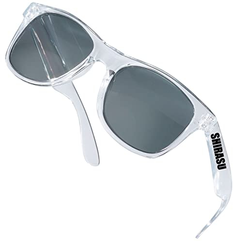 Balzer Shirasu Polbrille - Angelbrille, Modell:Transparenter Rahmen/Graue Gläser