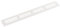 Steinberg14 Griglia di Ventilazione Rettangolare 400x50 mm - Griglie di Aerazione in Metallo Bianco - Serranda di Scarico dell'aria con Zanzariera - Copri Bocchetta Interna a Parete e a Soffitto