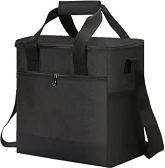 Borsa Termica Sacchetto di pranzo grande for uomini donne, sacchetti di raffreddamento riutilizzabili a tenuta stagna con scatola for bottiglia isolata scatola di pranzo con tracolla ( Color : C )