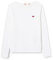 Levi's Women's Long-Sleeve 2-Pack Tee T-Shirt, Tea Caviar / White +, L
