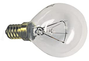 easyPART Kompatibel/Ersatz für EUROPART 10007085 Lampe E14 40W 45mmØ 75mm 220/230V Kugelform Universal für Backofen Herde Dunstabzugshauben Geschirrspüler passend wie Bosch 00057874 Electrolux