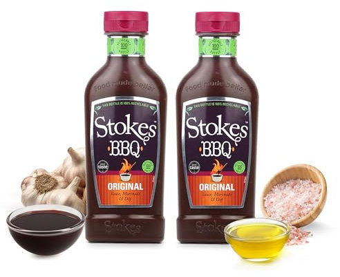 Stokes – Original Barbecue Sauce in Squeezy Bottle 510g - Pack of 2