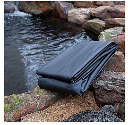 UHEKC Pond Liner Rubber Tarp Garden Liner Heavy Duty Tear Resistant, for Koi Ponds, Waterfalls, Streams, Customizable (Color : Black, Size : 9x20m)