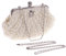 VALICLUD Handyständer Handgemachte Abendtasche Abendtasche Damen Dame Abendtasche Weibliche Abendtasche Hochzeitsabendtasche Fräulein Mode Weiß Shell-tasche Visitenkartentasche