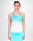 BIDI BADU Damen Crew Gradiant Tank - Aqua, White, Größe:S