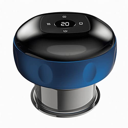 Massaggiatore elettrico for coppettazione 3 in 1, set for coppettazione elettronica, massaggiatore anticellulite, riscaldamento a luce rossa a 12 marce for coppettazione, raschiamento e rilassamento d