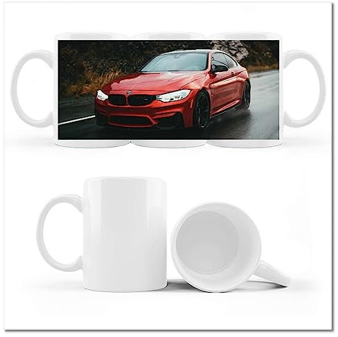 Kaffee Tee Tasse mit Foto rot BMW Auto Nr.H10207Z_Cup