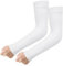 NIEITRK Arm Sleeve Gaming,Armstulpen Damen Herren,Arm Kühler Anti-UV,Volleyball Armschoner,Ärmel,Armlinge,Armstulpen Weiß,Arm Sleeve Basketball,Volleyball Zubehör,Armschutz,Arm Kompression Damen