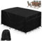GROOFOO Housse Salon de Jardin 200 x 100 x 75 cm,420D Tissu Oxford Bache Salon de Jardin Exterieur Impermeable,Housse de Salon de Jardin Exterieur Bache Table de Jardin Coupe-Vent Résistante Aux UV