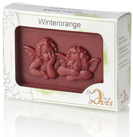 Schafmilchseife Ovis Verpackt 100g Winterorange Naturseife Seife Schafmilch Ohne Zusätze Empfindliche Haut Reinigung und Pflege