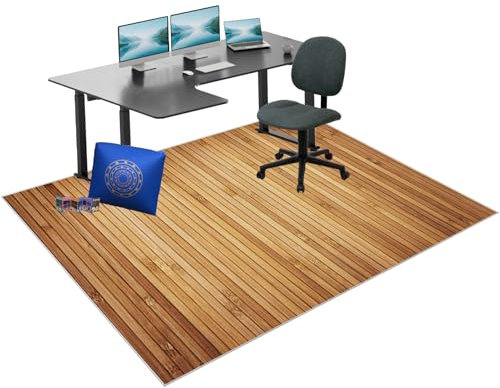 Tapis Protection Sol Chair Mats pour planchers de Bois 160 x 200 cm Tapis Sol Gaming Tapis Protection Sol Tapis Chaise de Bureau Tapis de Sol pour Sols Durs Tapis Protecteur Sol pour fauteuils