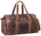 STILORD 'Myles' Vintage Reisetasche Herren Leder Weekender zum Umhängen Overnight Duffle Bag Großes Reisegepäck XL echtes Rindsleder, Farbe:Soria - braun