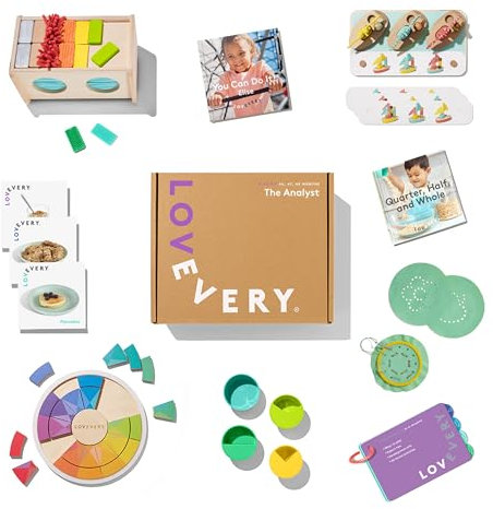 Lovevery, The Analyst Play Kit + Bonusbuch ('You Can Do It, 46-47-48+ Monate