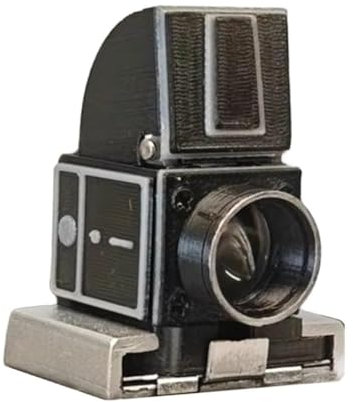 YUYQAQ Camera External Optical Waist Level Viewfinder, 35/50mm Hot Shoe Optical Waist-Level Viewfinder, with Lens Cap, Shoe Foot Position-Adjustable for Precise Framing