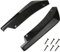 Auto Minigonne Laterali Paraurti Anteriore Universale Posteriore Con Labbro Spoiler Diffusore Splitter Protezione Antigraffio Alette Estensione Della Gonna Laterale Minigonna Laterale(Black)