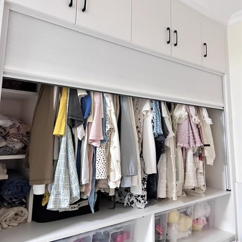 Porte Occultante Pliante Extra Large Cloison Accordéon pour Placard, Chambre, Couloir et Sous-Sol, Solution d'intimité