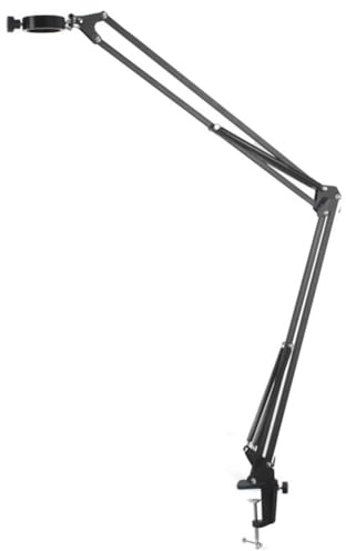 Fegtrtyoa Photography Adjustable Arm Stand Table Stand Set Kit for Digital Video Microscope Camera Boom Scissor Arm Stand Holder Set Kit