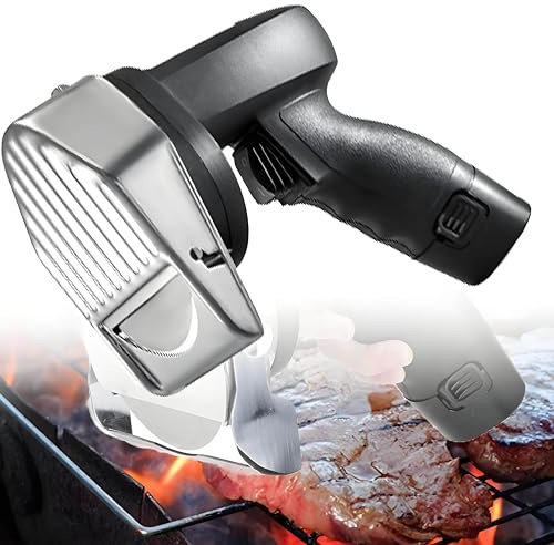 PioMue Electric Barbecue Meat Slicer, Automatic Doner Kebab Knife, Meat slicer with 2 blades, for Restaurant Home Outdoor Wireless