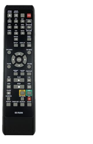 fztonk Einfach zu bedienende Fernbedienungen für Recorder, intuitives Tastenlayout für Senioren, Kinder und Heimunterhaltung, tragbare Videorecorder Fernbedienung