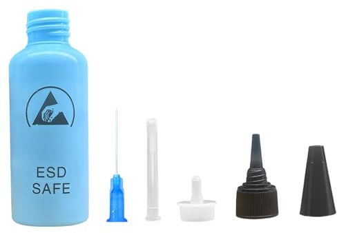 Bottiglia alcolica liquida da 65 ml con colla solvente per colofonia con ago di erogazione per riparazione di colle Solvente per la pulizia di attrezzature industriali