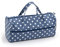 Hobby Gift Exclusive Knitting Bag Project Storage Travel Case Yarn Holder Crochet Bag 16.5 x 45 x 19.5cm, Denim Polka Dot
