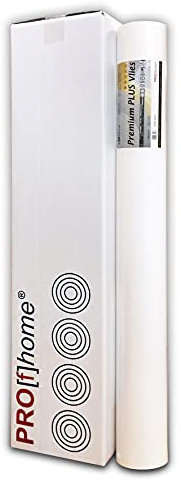 Profhome Renoviervlies 165 g 399-165-X Malervlies Reparaturvlies Anstrich-Vlies glatte Vliestapete zum Überstreichen, 399-165-X:4 x 25 m x 1 m = 100 m2