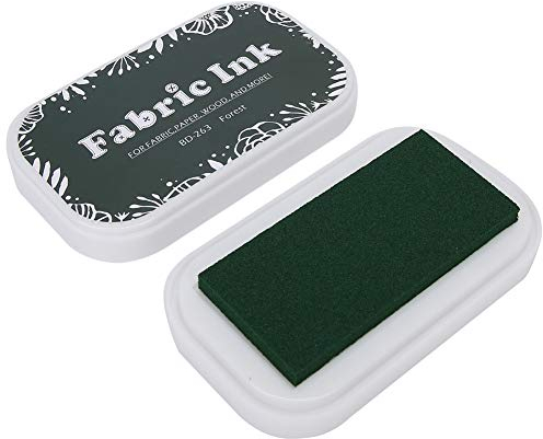 Stempelkissen, farbige Basteltinten stempelkissen für Stempel Papier Scrapbooking Holz Stoff(Waldgrün)