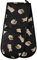 Moyyo Oven Glove Cats Black Double Oven Glove Heat Resistant Kitchen Oven Mitt with Soft Quilted Cotton Lining Filling Pot Holders for Basking Cooking Pizza Microwave