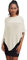 creazioni unique Poncho Coprispalle da Donna Elegante da Cerimonia o Sera - Poncho Donna in Rete di Viscosa Termica con Essenza di Fiore di Ciliegio (Crema)