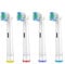 Oral B Compatible Toothbrush Brush Heads – 100% Replacement Fit for Braun Oral B Pro, Vitality, Smart, Genius Electric Toothbrushes – Precision Clean and Plaque Removal - 4 Pack