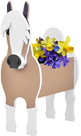 LIBOOI Tier Pflanzgefäß Pflanztöpfe, Niedliche Tier Pflanzen Behälter Halter für Garten Blume Kaktus Luftpflanzen Outdoor Dekorationen Rechteckige Pflanze Blumentöpfe Dekor