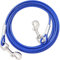 Blue Dog Tie Out Cable Leash,3/6/9/15m Dog Runner for Yard Steel Wire Dog Cable with Durable Superior Clips Dog Chains for Outside Dog Lead for Small Large Dogs(3m)