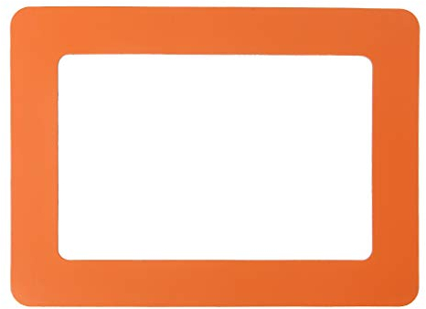 Haveratio DIY Bunte magnetische Bilderrahmen Kühlschrank Magnet Fotorahmen Orange