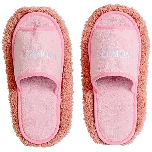 Healeved 1 Par De Zapatillas Mopa Zapatillas Con Mopa Para Limpiar El Suelo Dibujos Animados Limpiador De Pisos De Madera Fregona Polvo Fregona Zapatillas Limpieza Fregona Zapatos Limpieza De Polvo