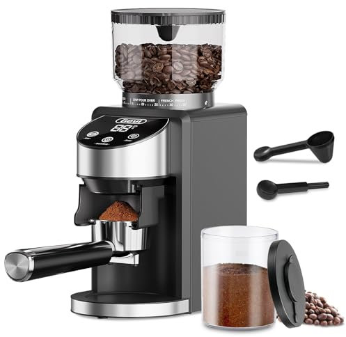Gevi Elektrische Burr Kaffeebohnenmühle, Mahlkonus-Kaffeemaschine, 35 einstellbare Mahlgradeinstellungen