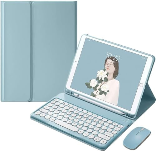 KTOITION Tastatur für Lenovo Tab P11 (2nd Gen) 11.5 Zoll TB350FU/TB350XU - (Deutsches) Hülle mit Tastatur für Lenovo Tab P11 2. Gen - Schutzhülle, Blau