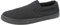 Mens Slip on Canvas Summer Shoes (7 UK, All Black)