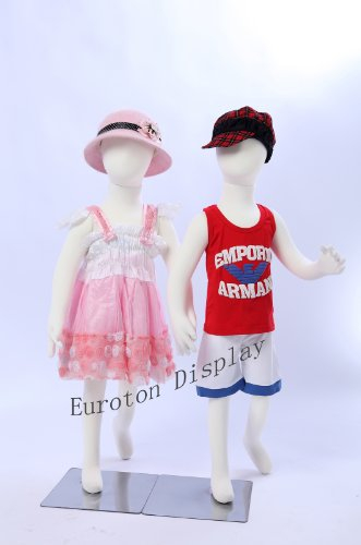 TonHan R4x2. 2 Kinderpuppen 95cm Flexible biegbare Körper Schaufensterpuppe Mannequin Baumwollstoff