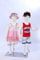 TonHan R4x2. 2 Kinderpuppen 95cm Flexible biegbare Körper Schaufensterpuppe Mannequin Baumwollstoff