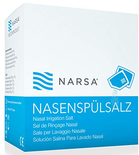 60x Nasenspülsalz · große Vorratspackung · praktische Sticks · NARSA® Nasensalz für die Nasendusche